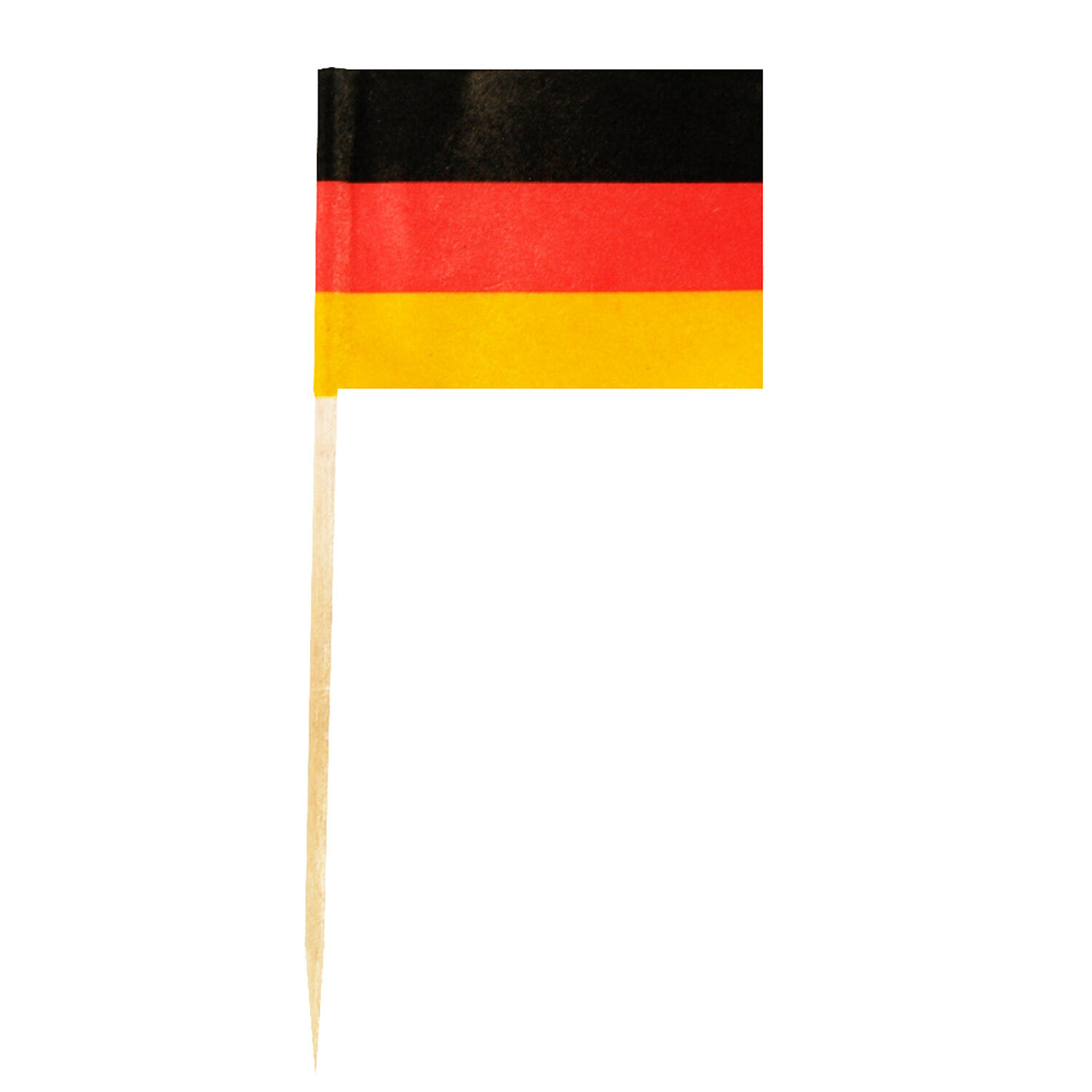 Flaggenpicker Fahnenpicker Deko-Picker Land Deutschland,  50 Stk.